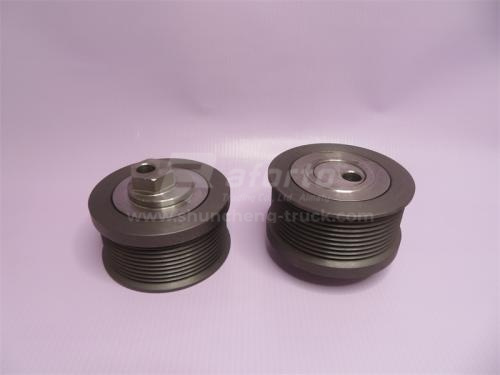 Шкив натяжителя ремня WD615 (поликлинового ремня 10PK , эксцентрик) погрузчик