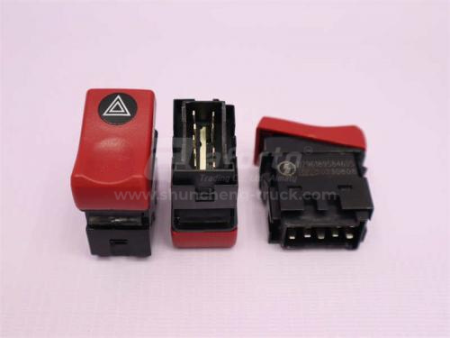 Переключатель щитковый SHAANXI M3000 аварийной сигнализации (оригинал)