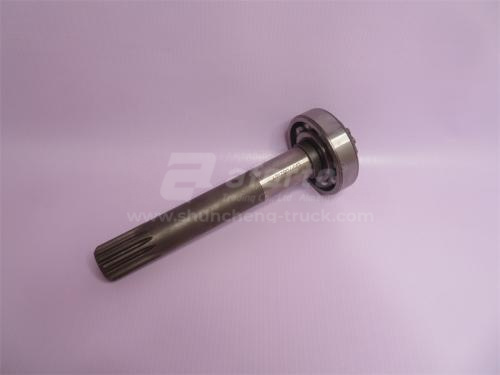 Вал привода коробки отбора мощности (для КПП HOWO) (оригинал)