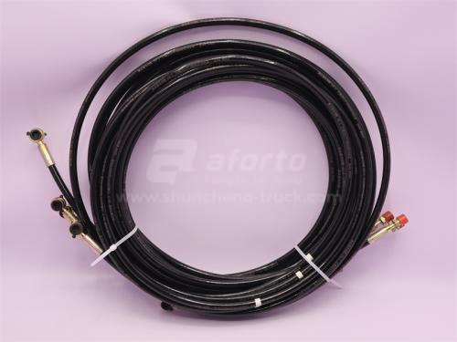 Шланг сцепления SHAANXI F3000/M3000/X3000 4,2 м. быстросъёмный - под штуцер (оригинал)