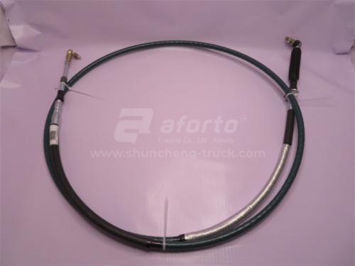 Трос переключения передач КПП HOWO 2008/SHAANXI F3000 3.45M черный (хорошее качество)