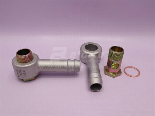 Фитинг со штуцером ГУР HOWO (оригинал)