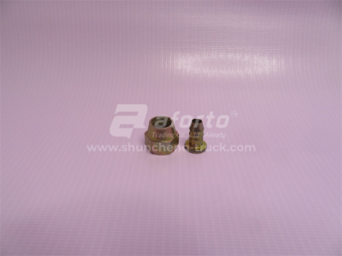 Фитинг трубки железный (D = 10) гайка (D = 16)