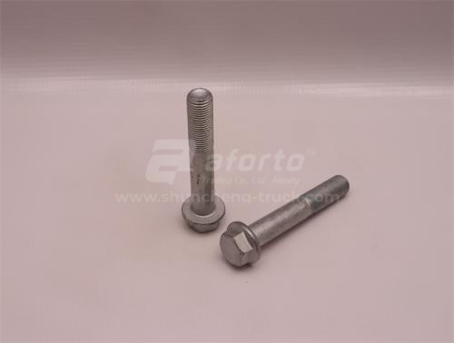Болт с шляпкой 14*85*1.5 кронштейн рессоры HOWO TX передней задний (оригинал)