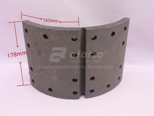 Колодки тормозные прицепа YORK 10T 178 (12 отв.) AFORTO