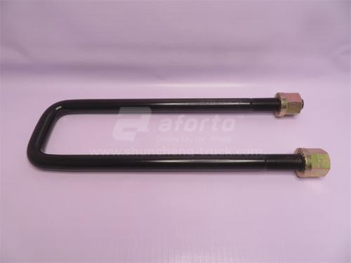 Стремянка рессоры прицепа FUWA 24*420 (прямой угол) (хорошее качество)   внутренний 420