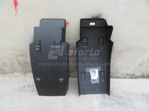 Брызговик HOWO A7 переднего колеса левый черная