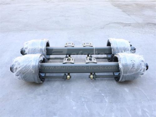 Ось прицепа FUWA 16T в сборе с барабанами толщ 14mm