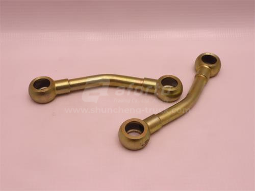 Трубка масляная  вход делителя КПП SINOTRUK (оригинал)