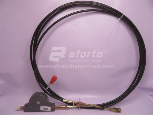 Трос управления выгрузки  бочки бетономешалки HOWO 8.0M