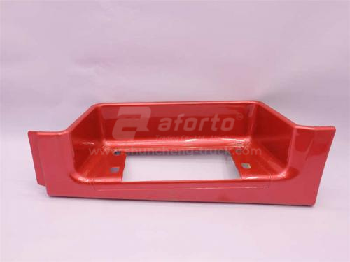 Щиток подножки HOWO 2008 (самосвал) красный левый