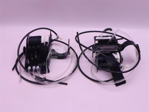 Установка клапана высоты сиденья HOWO C7/T7/T5G регулировка высоты сиденья в кабину (оригинал)