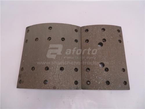 Накладка колодки тормозной FAW 300 задней 220*155 12/16 отв. QINYAN