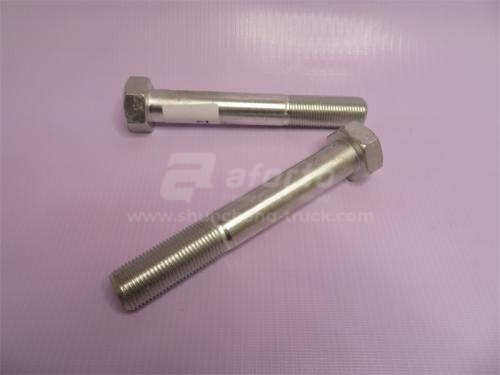 Палец рессоры SHAANXI F3000 передней (болт) передний 24*160*2.0 левый
