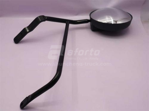 Зеркало SHAANXI X3000 нижнего вида (малое круглое) с кронштейн (оригинал)