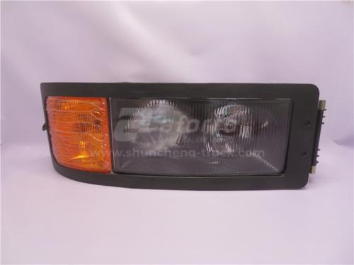 Фара SHAANXI F2000 правая (стекло)