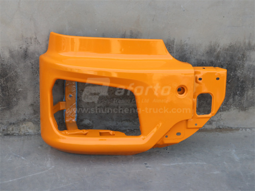 Бампер SHAANXI X3000/X5000 2019 самосвал металлический желтый правая