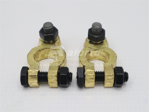 Клеммы аккумулятора медные (+ -) (2шт) (хорошее качество)