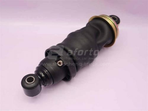 Амортизатор кабины HOWO задний пневматический (оригинал)