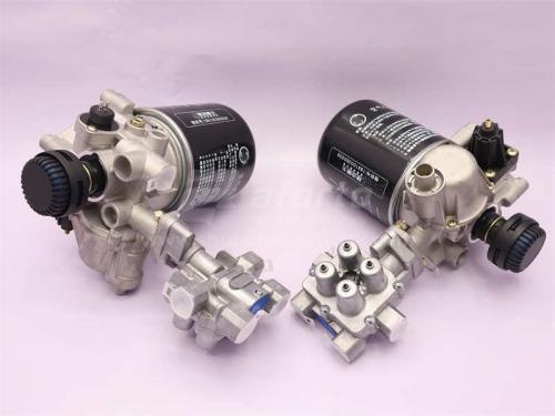 Осушитель воздуха SHAANXI X3000/L3000 в сборе с предохранительным клапа