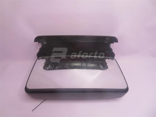 Зеркало SHAANXI F2000/F3000 боковое верхнее большое с подогревом