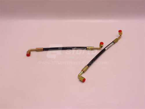 Шланг гидравлики подъема кабины HOWO TX380/TX400/TX440 280mm (оригинал)