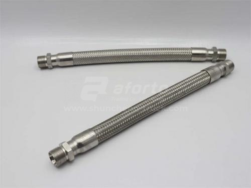 Шланг воздушный компрессора SHAANXI L=400mm (высокого давления) 27*27 QUNYAN