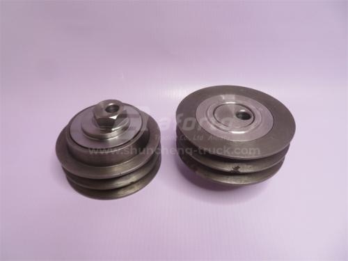 Шкив натяжителя ремня WD615 (под 2 ремня , эксцентрик)