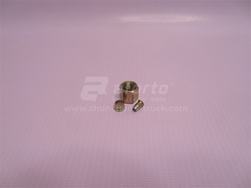 Фитинговый комплект трубки (Вальцовка) (три детали, резьба = 6)