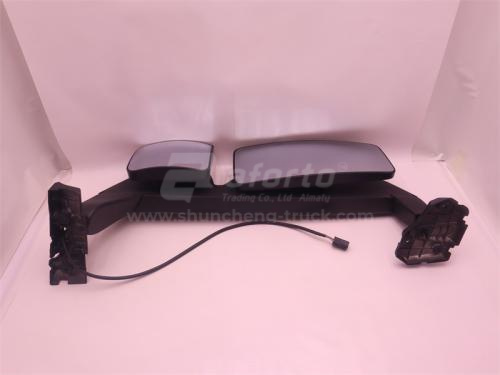 Зеркало SHAANXI X6000 боковое левое в сборе с подогревом (оригинал)