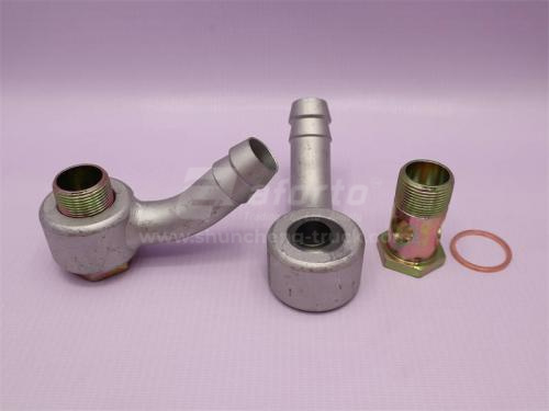 Фитинг со штуцером ГУР HOWO (оригинал)