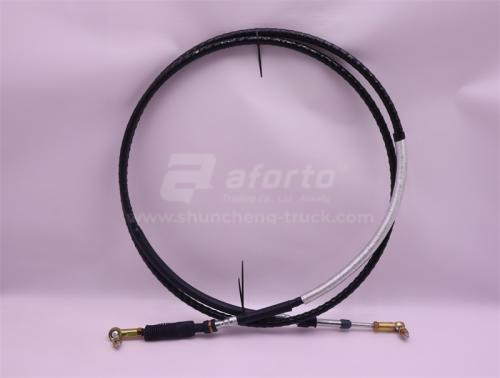 Трос переключения передач КПП M3000 3.9m черный (хорошее качество)