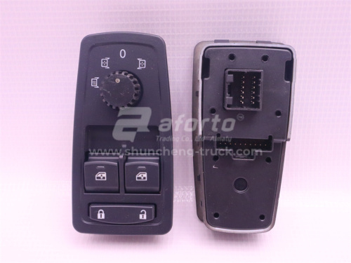 Переключатель стеклоподъёмника SHAANXI L3000 левый