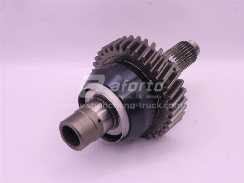 Дифференциал SHAANXI HANDE HDZ425 среднего моста межосевой в сборе с подшипник Z =35