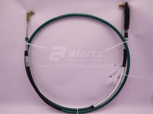 Трос переключения передач КПП HOWO 2007 3.4M красный (хорошее качество)