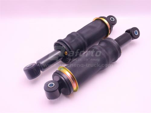 Амортизатор кабины HOWO A7 задний пневматический новая модель HEZEYUJIE