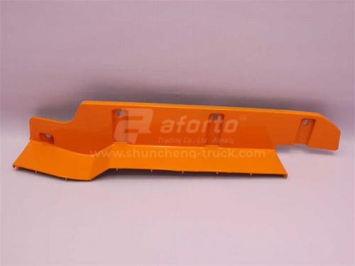 Накладка декоративная на бампер SHAANXI X3000 желтый правая