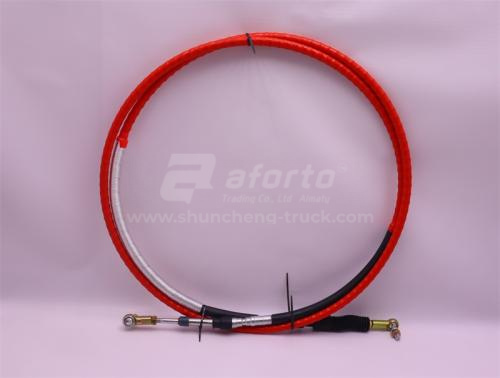 Трос переключения передач КПП M3000 3.9m красный (хорошее качество)