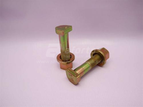 Шпилька колеса M22*92*1.5 SHAANXI X3000 переднего с гайкой