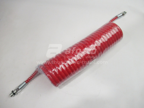 Шланг прицепа витой красный (26 витков, ДВУХСЛОЙНЫЙ) (M16*1,5) УНИВЕРСАЛЬНОЕ (37310000005)