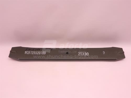 Лист рессоры HOWO/HOWO TX/V7 новая модель задней №9 - 25мм длина 650мм
