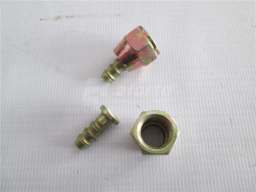 Фитинг трубки железный  (D = 8) гайка (D = 12)