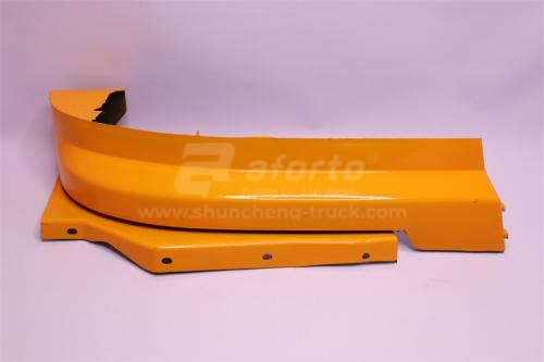 Заглушка бампера SHAANXI F3000 правая желтая