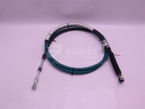 Трос переключения передач КПП HOWO T5G 3.301 м черный (хорошее качество)