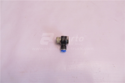 Фитинг воздушный угловой резьба=03=3/8=16mm под трубку Ф6 (металл+пластик) LPH