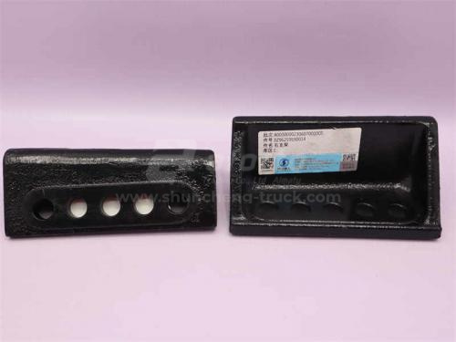 Кронштейн КПП SHAANXI X3000 левая (оригинал)