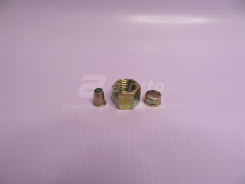 Фитинговый комплект трубки (Вальцовка) (три детали, резьба = 10)