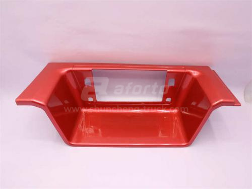 Щиток подножки HOWO 2008 (тягач) красный левый