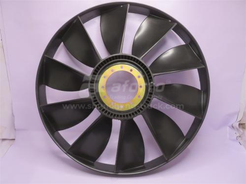 Крыльчатка вентилятора радиатора HOWO 10 лопастей D = 640