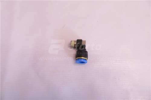 Фитинг воздушный угловой резьба=02=1/4=12mm под трубку Ф12 (металл+пластик) LPH